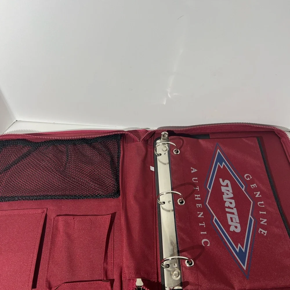 Vintage Starter‎ Zip-up Agenda Binder Organizer W/ Pencil Pouch Brand new